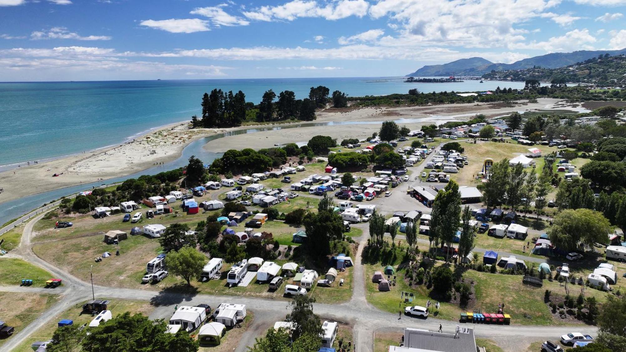 Tahuna Beach Holiday Park Nelson Esterno foto