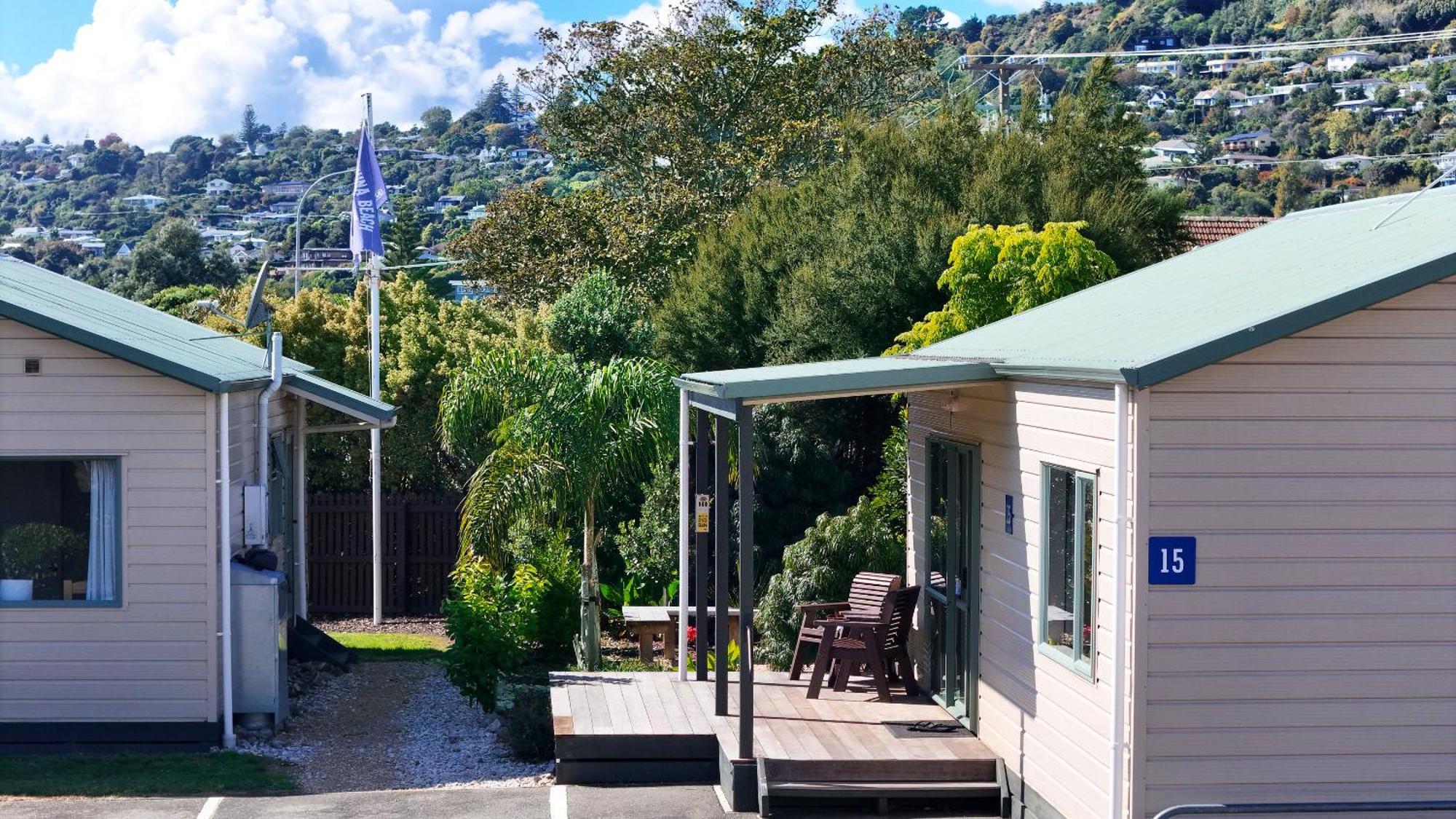 Tahuna Beach Holiday Park Nelson Esterno foto